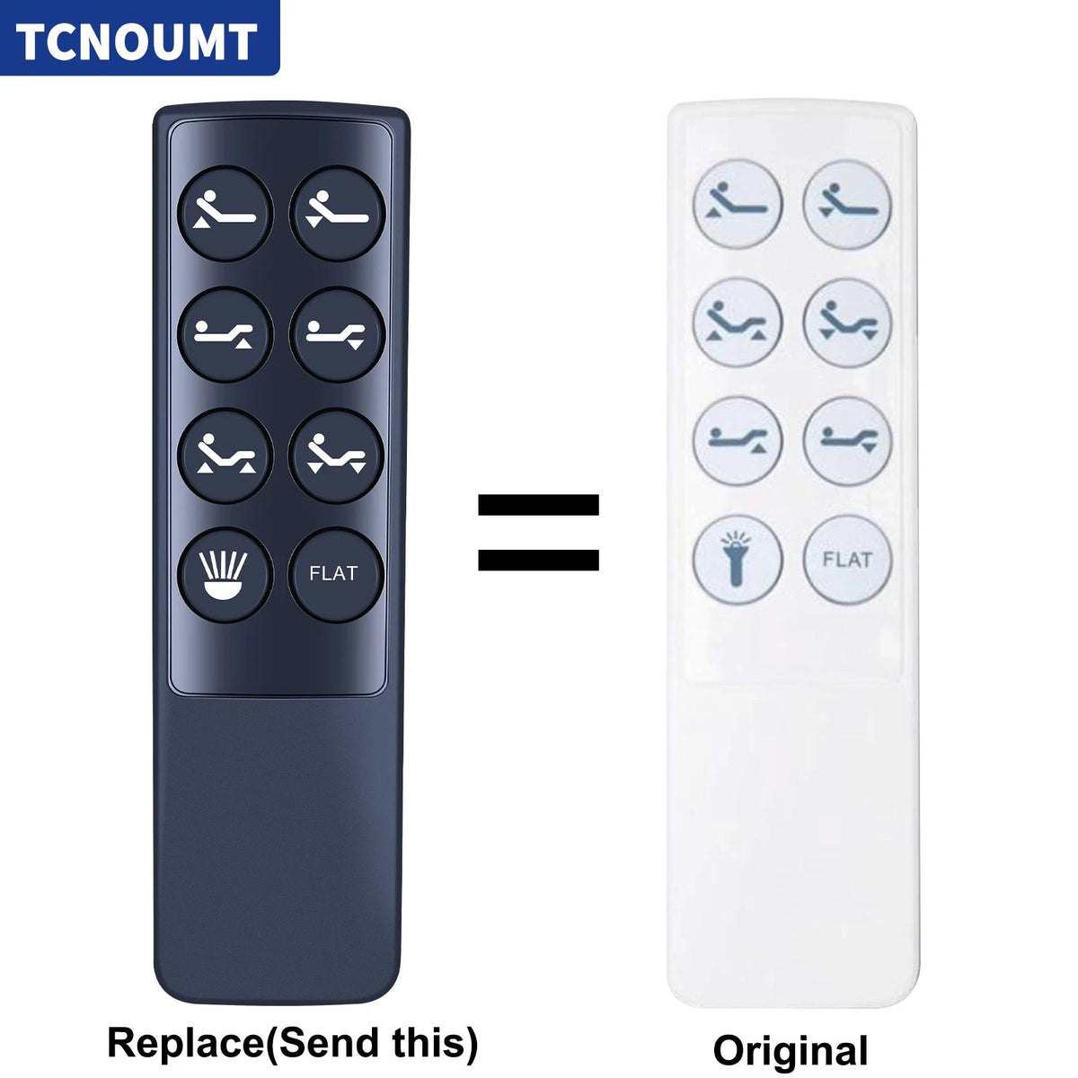 K-120 Remote Control For Leggett and Platt White Raven Adjustable Bed Base