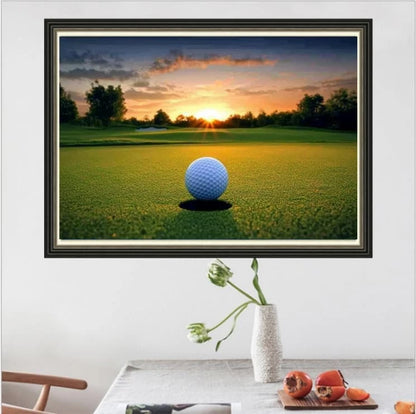 MaiYiYi 5D Golf Diamond Painting Art Kits, 16x12 inches 40x30 cm, Clear