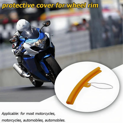 5pcs Tire Rim Edge Saver Protector Guard For Motorcycle Car Wheel Maintenance
