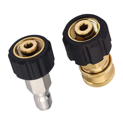 Pressure Washer Hose Adapter convert 3/8" threads to quick release fittings