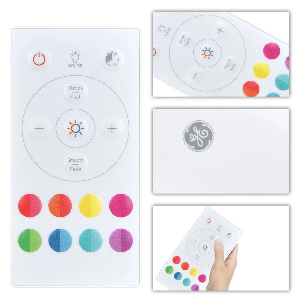 Replacement Remote Control For GE LED+ Color Changing LED Light Bulbs