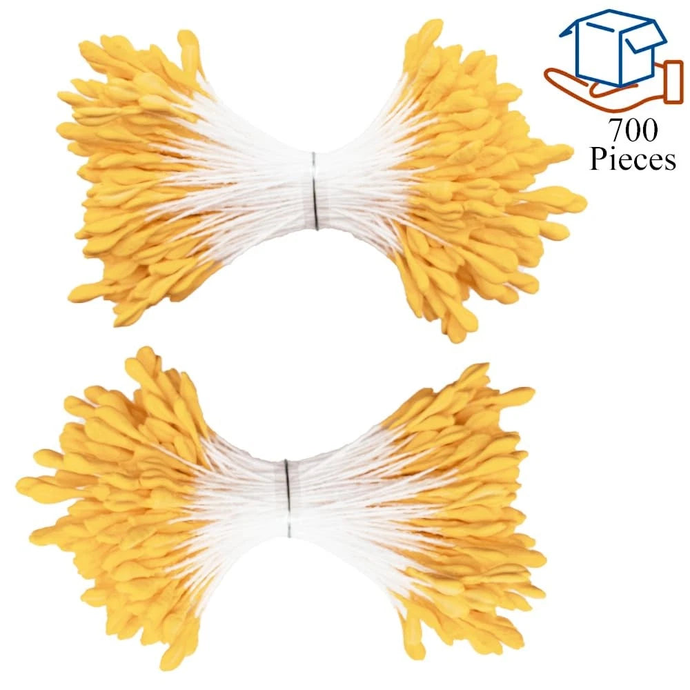 HAHIYO 700Pcs 2.5mm Matte Orange-Yellow 2.5mm-700Pcs, Orange-yellow