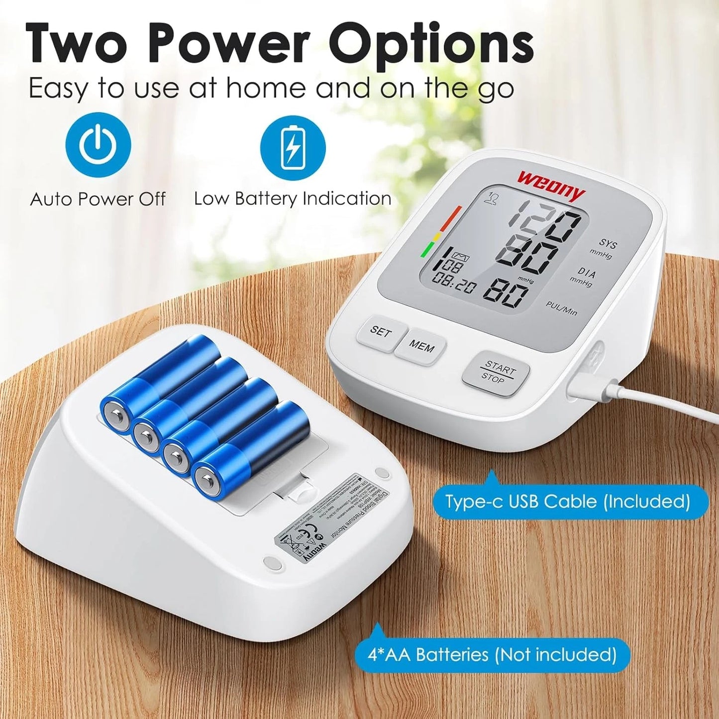 Blood Pressure Monitors for Home Use Adjustable Arm Large, x-Large, xx-Large