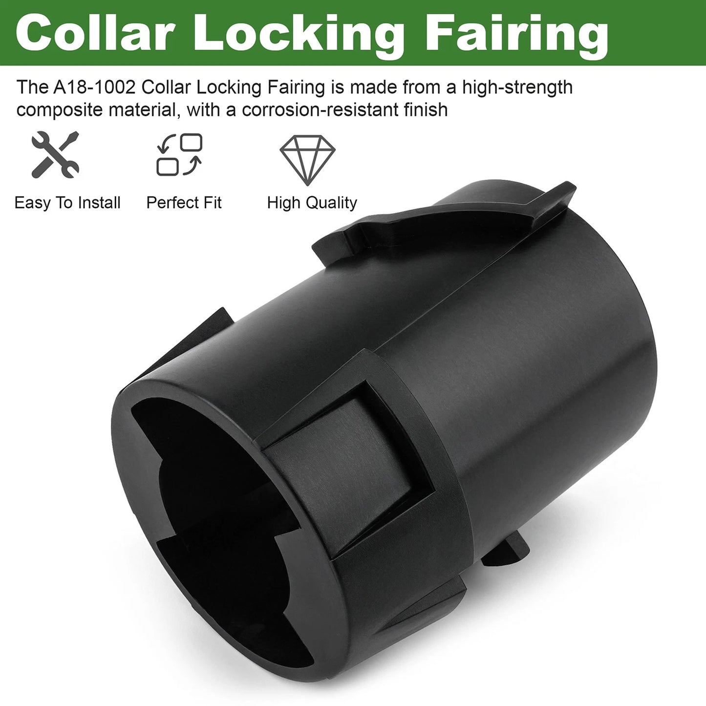 A18-1002 CollarLocking Fairing For Kenworth T660 T680 Peterbilt Trucks