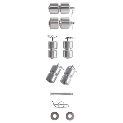 Aluminum Alloy 2Pcs Roller For Gorilla Lift Utility Trailer Tailgate Lift Assist
