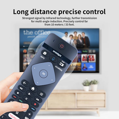 RC4154405/01R 398GM10BEPHN0021PH Remote Control For Philips LED TV without Voice