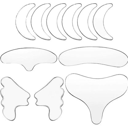 11Pack Silicone Anti-Wrinkle Face/Chest Pad Gift For Woman/All Type Skins