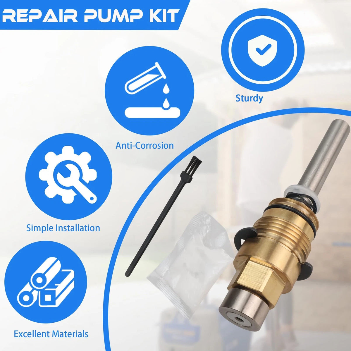 288-818 Upgraded Power Paint Sprayers Pump Packing Repair Kit Fit for silver