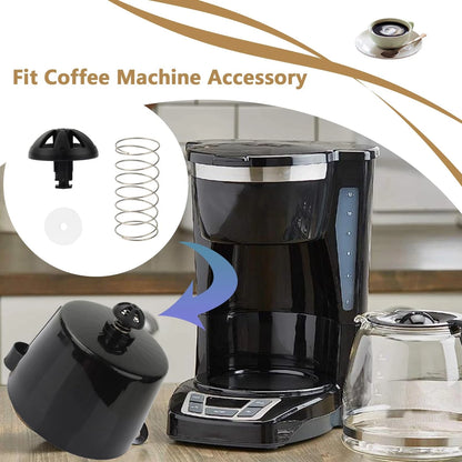 Coffee Machine Brew Basket Bottom Spring Loaded Stopper Kits 2 Pcs