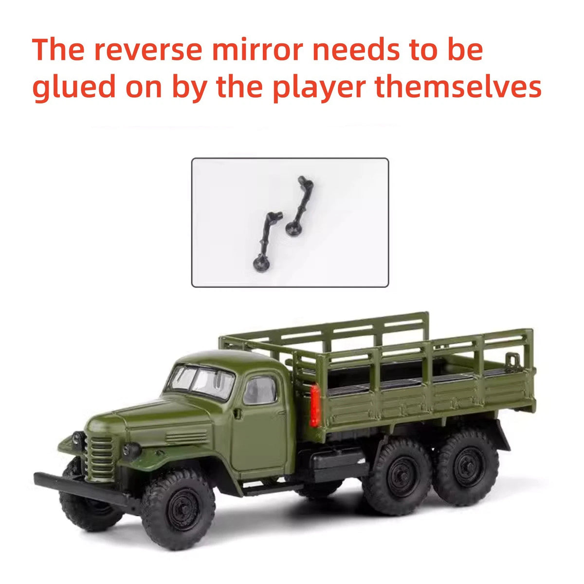 1/64 Diecast Alloy China Jiefang Military Army CA30 Truck Model Gift For Kid