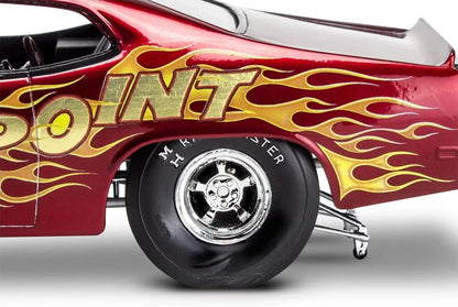 Revell 14528 '70 Plymouth Duster Funny Car 1:24 Scale Mittel, Clear,White