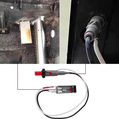 Push Button Piezo 7510 Igniter Kit Gas Grill Replacement For Weber 900 Silver A