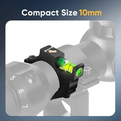Rifle Scope Level Bubble-Scope Leveling Kit, Bubble 1 inch, green