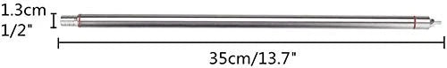 Professional 14" Stainless Steel Spring-Loaded Bottle Filler #17836, Metalic