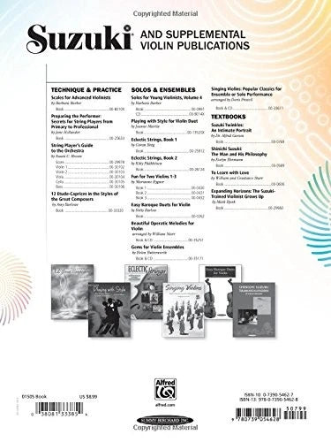 Suzuki Violin School, Vol 4: Part