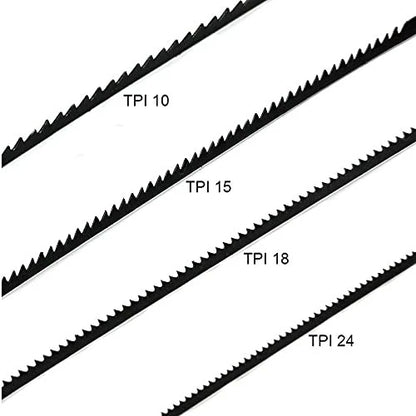 FOXBC 5-Inch Scroll Saw Blade Pin End Replacement for Wen 3921 3923, Black