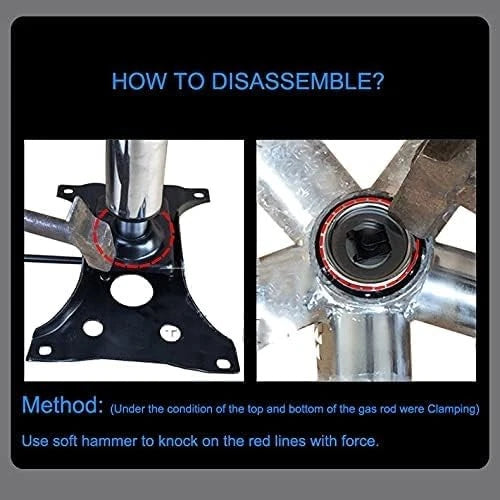 McDooFly Drafting Stool Bar Gas Lift Cylinder Replacement 18"-28" Long