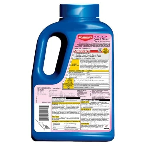 BioAdvanced All-In-One Rose and Flower 4 Pound, Ready-to-Use Granules 701110A
