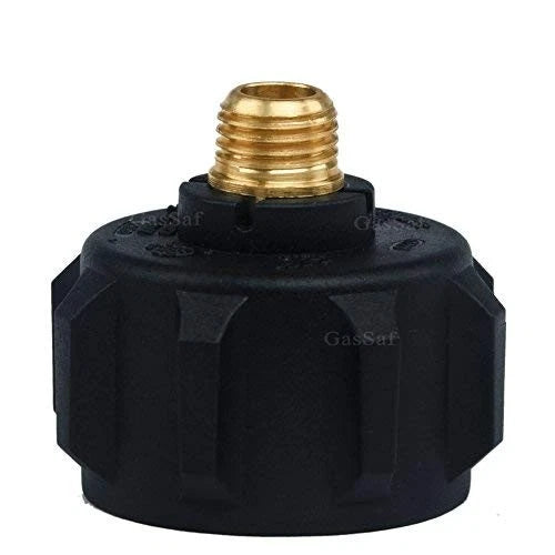 GasSaf QCC1 Propane Adapter Gas Regulator Valve Fitting with Acme Nut