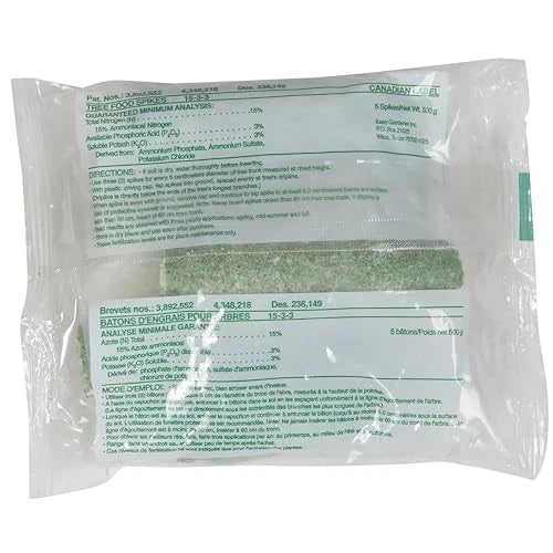 Jobe’s Slow Release Tree and Shrub Fertilizer Spikes, Easy 5 Green