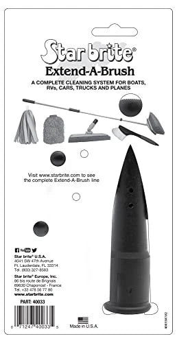 STAR BRITE Boat Hook Attachment - Fits Extend-A-Brush Handles (040033) Black