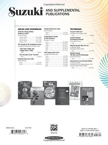 Suzuki Cello School: Part, Vol. 3