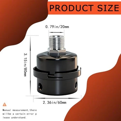 1/2" Thread Air Compressor Silencer, Intake Filter Sound...