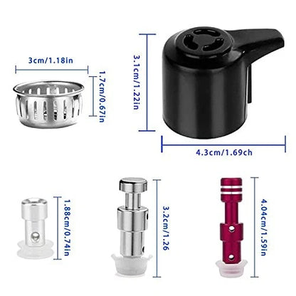Steam Release Handle,Float Valve Replacement Parts with Anti-Block Shield DUO