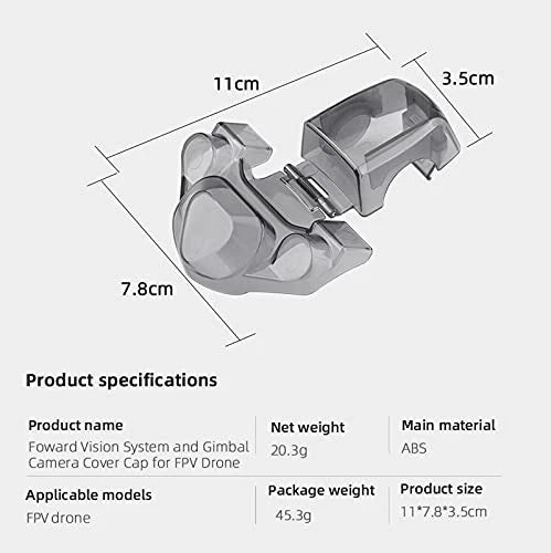 BTG Gimbal Protector Camera Lens Cover Compatible with DJI FPV...