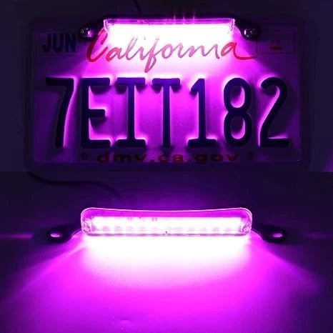 LivTee License Plate Light, Extremely Bright LED Lights Purple