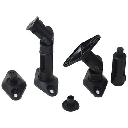 VideoSecu 2 Satellite Speaker Wall Ceiling Mounts Brackets 1EH (Black, Black