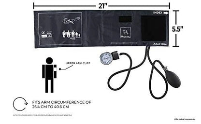 EMI EBE-340 Sprague Rappaport Stethoscope with Black Aneroid Baby Blue/Black