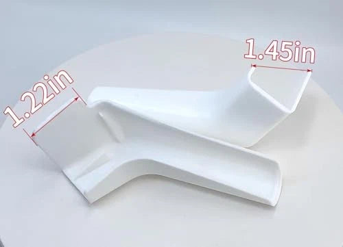 LXJZCP rain Gutter nozzles, RV Protect The top of White