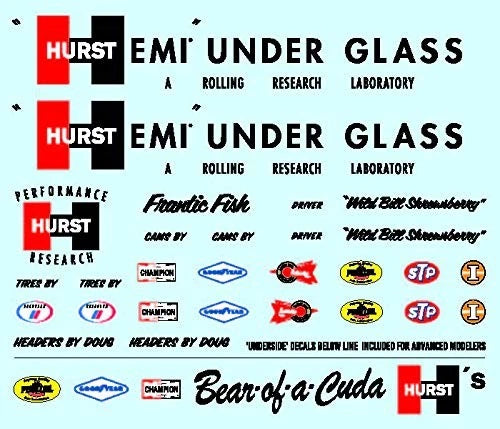 AMT Skill 2 Model Kit 1966 Plymouth Barracuda Funny Car Hemi 1/25 scale, Gold