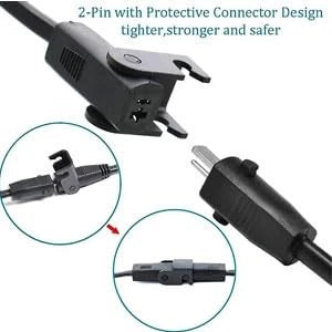 Universal Power Cord for Recliner, 29V 2A Recliner AC/DC black