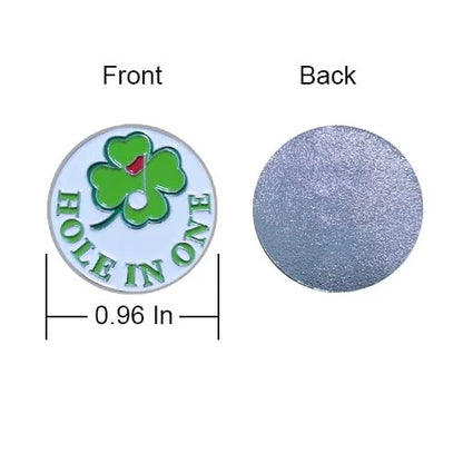 GOLTERS Golf Ball Markers Assorted Patterns Value Pack of 12 Green