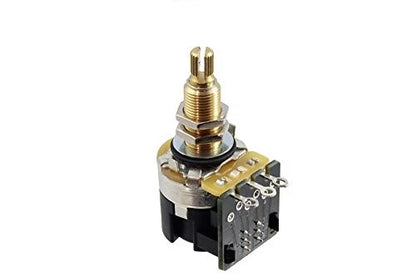 CTS 500k Push/Pull Potentiometer for Guitar - Push Pull Pot, Long Split black