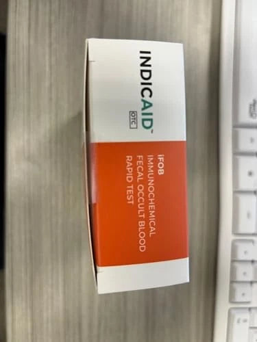 INDICAID Immunochemical Fecal Occult Blood 1 Count (Pack of 2), White, Orange