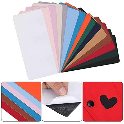 WILLBOND 15 Pieces Nylon Repair Patches 20x10 cm Inches 20 x 10 cm, Colorful