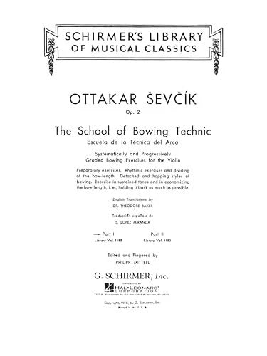 Otakar Sevcik School of Bowing Technics, Op. 2 Book 1 | Violin Method...