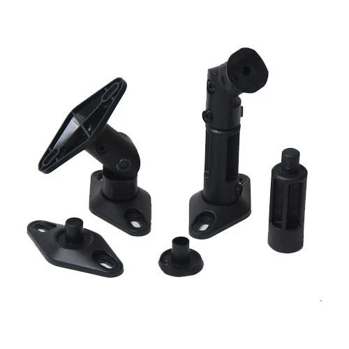 VideoSecu 2 Satellite Speaker Wall Ceiling Mounts Brackets 1EH (Black, Black