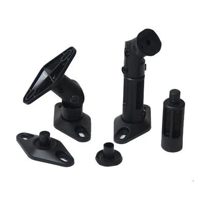 VideoSecu 2 Satellite Speaker Wall Ceiling Mounts Brackets 1EH (Black, Black