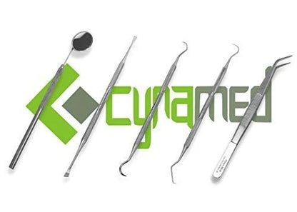 CynaMed Dental Tools Oral Care Kit (5-Pack) – Stainless Steel 6 Piece Set