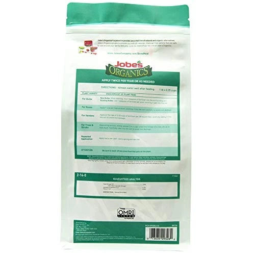 Jobe's Organics Granular Bone Meal Fertilizer, Strong Root 4lbs, Multicolor