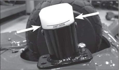 Plastic Tips for Razor Crazy Cart - Premium White Post (Set X-Large