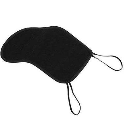 Violin Shoulder Rest Flannelette Pad Chin 3/4 size, Black