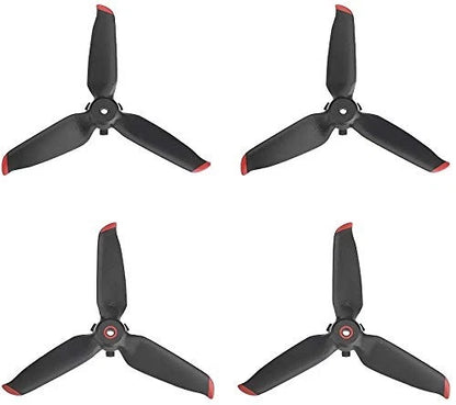 8Pcs Propellers Replacement for DJI FPV - Lightweight Drone Accessories Black