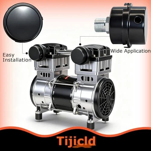 1/2" Thread Air Compressor Silencer, Intake Filter Sound...