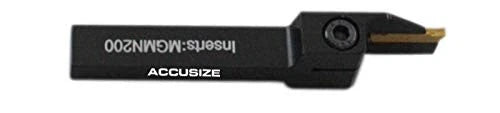 Accusize Industrial Tools 1/4" x 3/8'' Cut-Off MGEHR04 with 10 pcs inserts