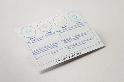 Eldoncard INC Blood Type Test (Complete KIT) - Find Out if 11 Piece Set, Red